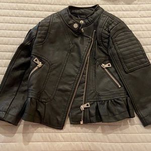 Girls leather jacket